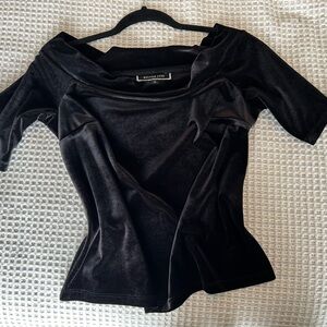 Ladies Stretch Velvet Top